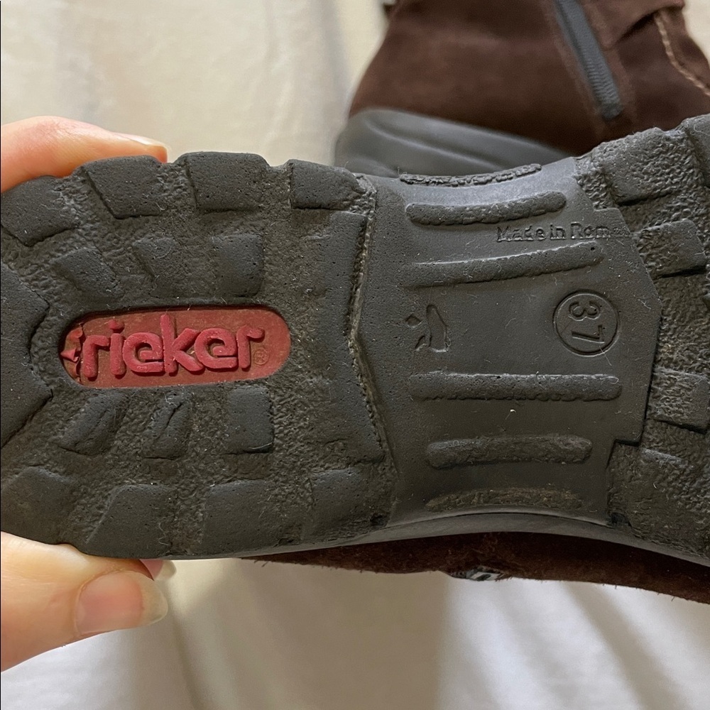 Rieker | Tex | Brown | Wrap Strap/Buckle | Mid Calf | Winter | Boots | Size 37 - Picture 10 of 16